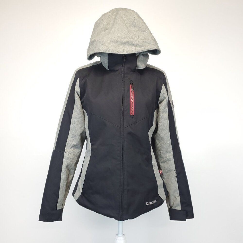 BOULDER GEAR Women's Mesa Tech Snow Jacket Ski/Snowboard Black Gray Size M